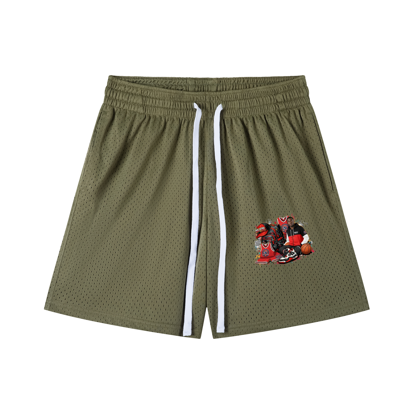 Mesh Drawstring Shorts ODMPOD