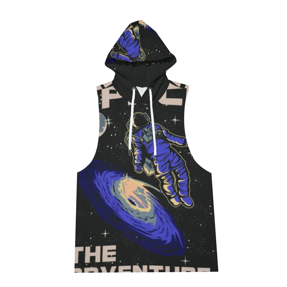 All-Over Print Men's Sleeveless Vest And Shorts Set Yoycol