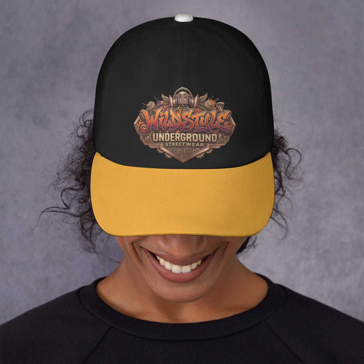 All-Over Print Peaked Cap