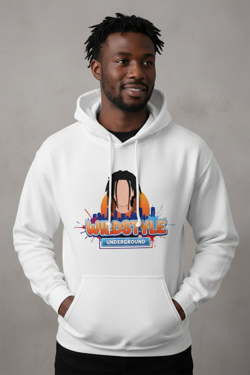 Men's Hoodie Printed in USA |Gildan 18500 Front DTF