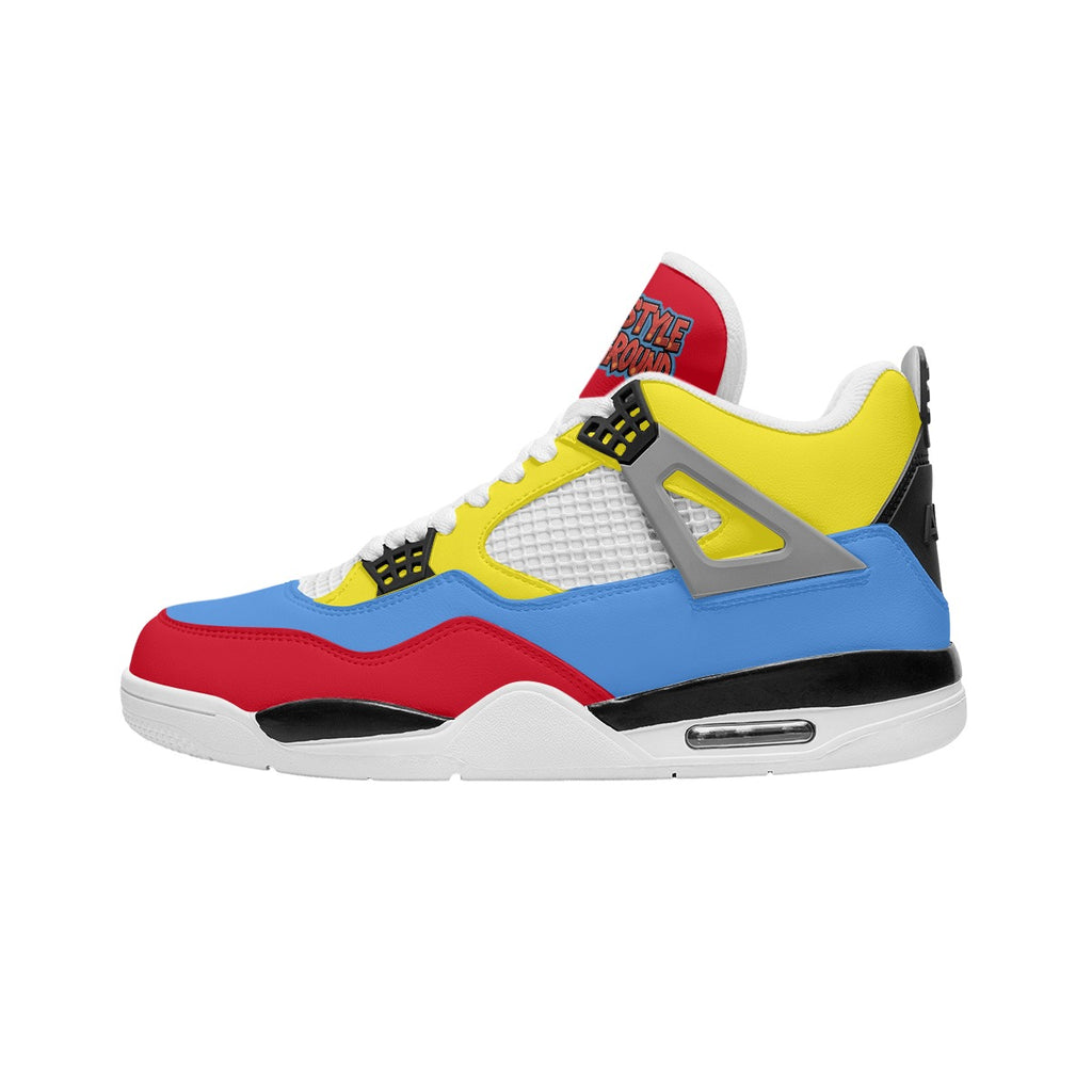 All-Over Print Men's Air Cushion Basketball Shoes