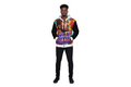 All-Over Print Zip Up Hoodie With Pocket Yoycol