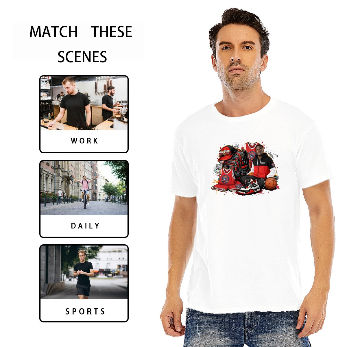 Unisex O-neck Short Sleeve T-shirt | 180GSM Cotton (DTF) Yoycol