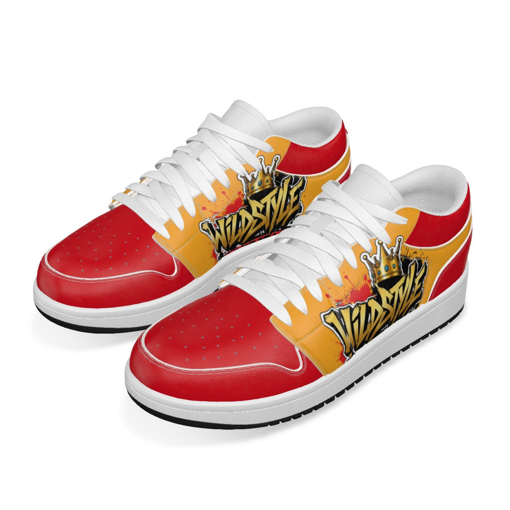 Men's Low State Leather Stitching Shoes