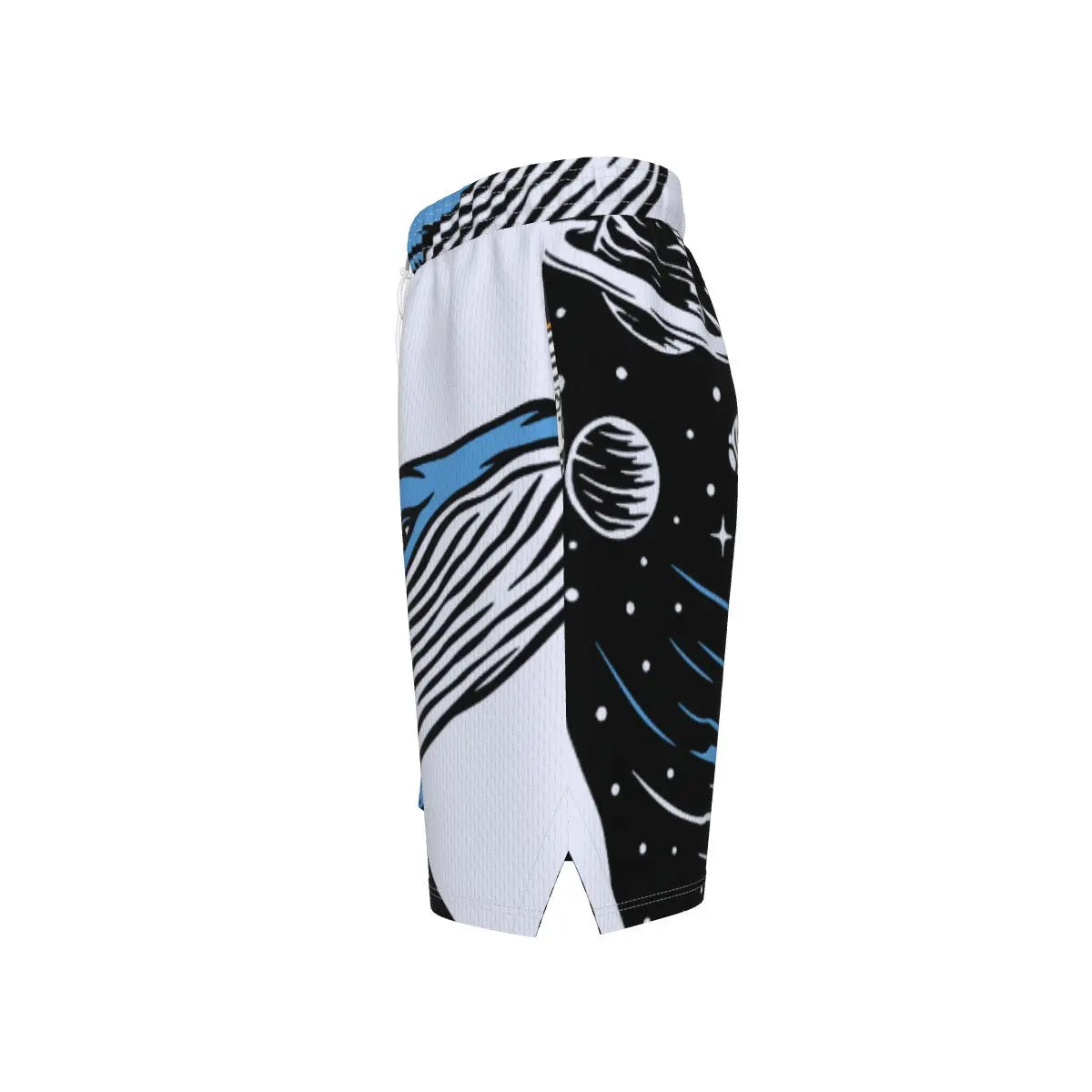 All-Over Print Men's V Neck Basketball Suit Yoycol