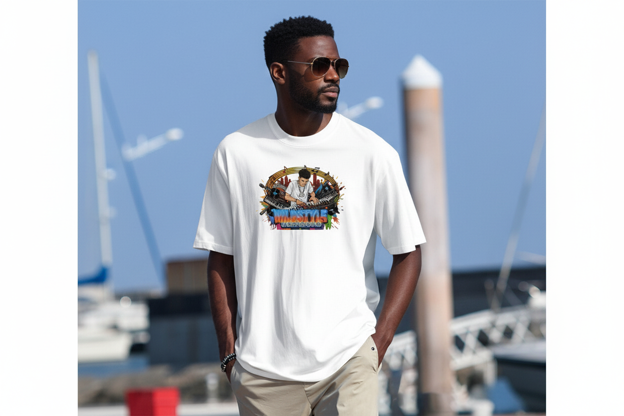 Men's T-Shirt Printed in USA|180GSM Front & Back DTF Yoycol