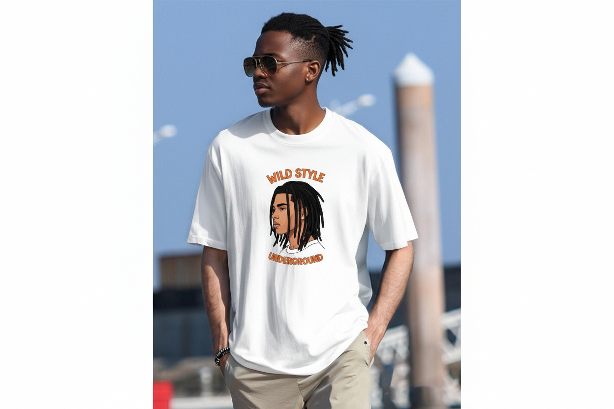 Men's T-Shirt Printed in USA|180GSM Front & Back DTF Yoycol