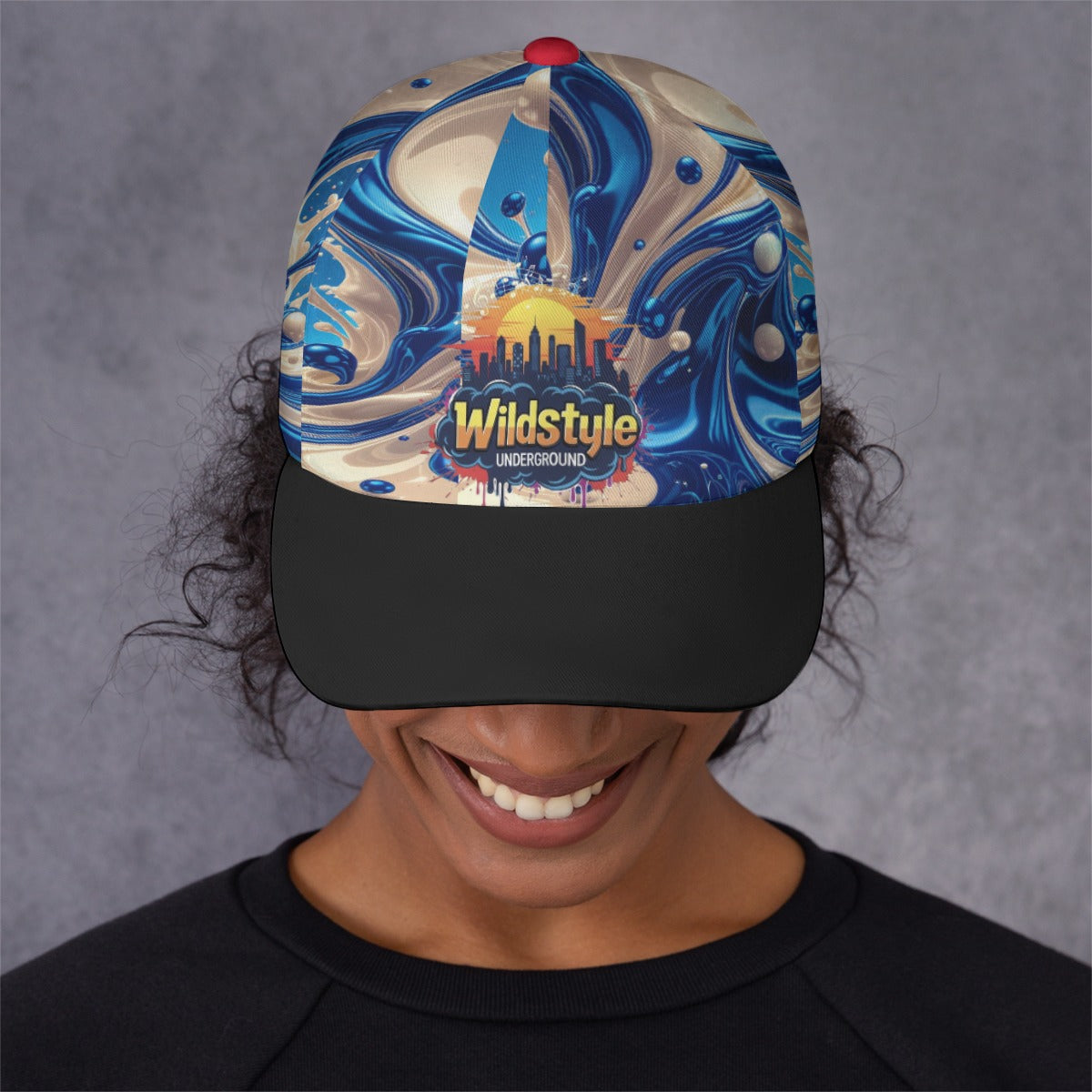 All-Over Print Peaked Cap