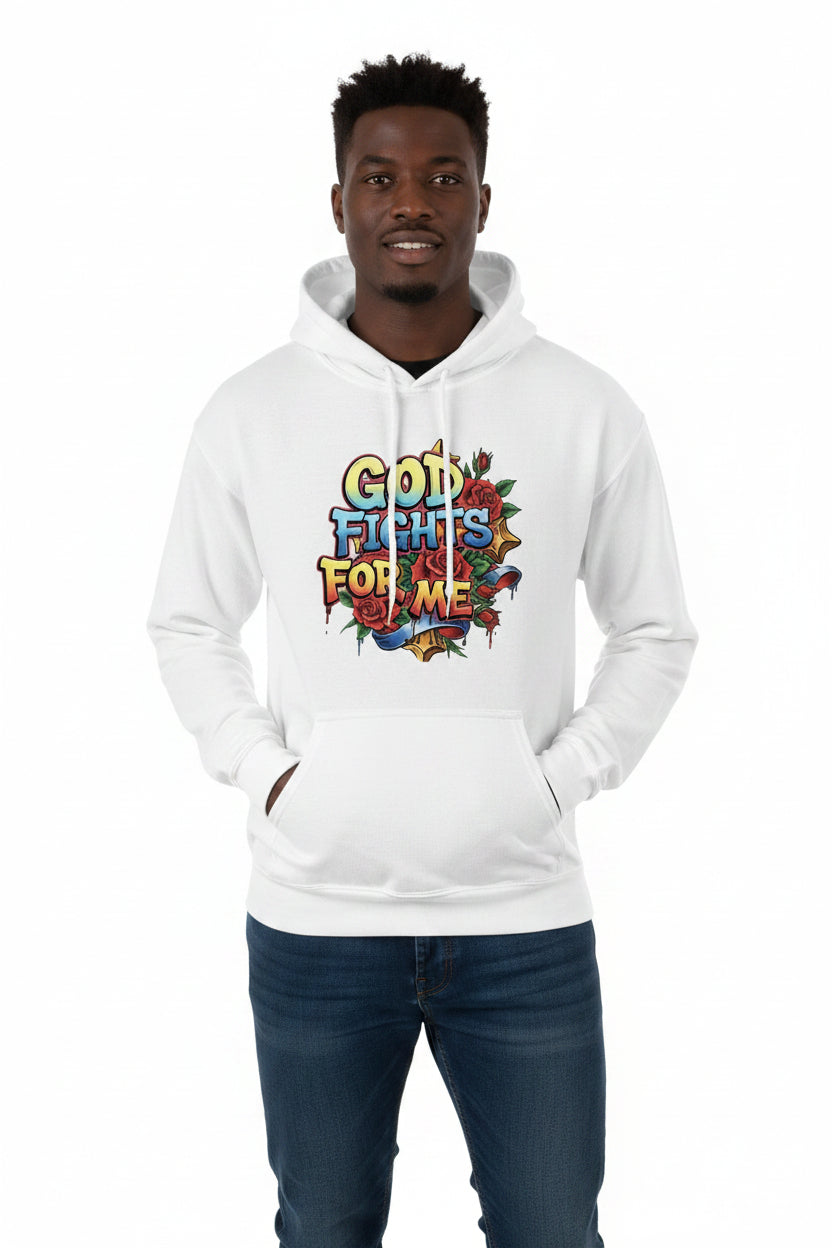 Men's Hoodie Printed in USA |Gildan 18500 Front DTF