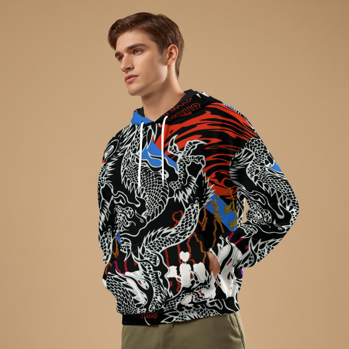 All-Over Print Unisex Pullover Hoodie | 310GSM Cotton Yoycol