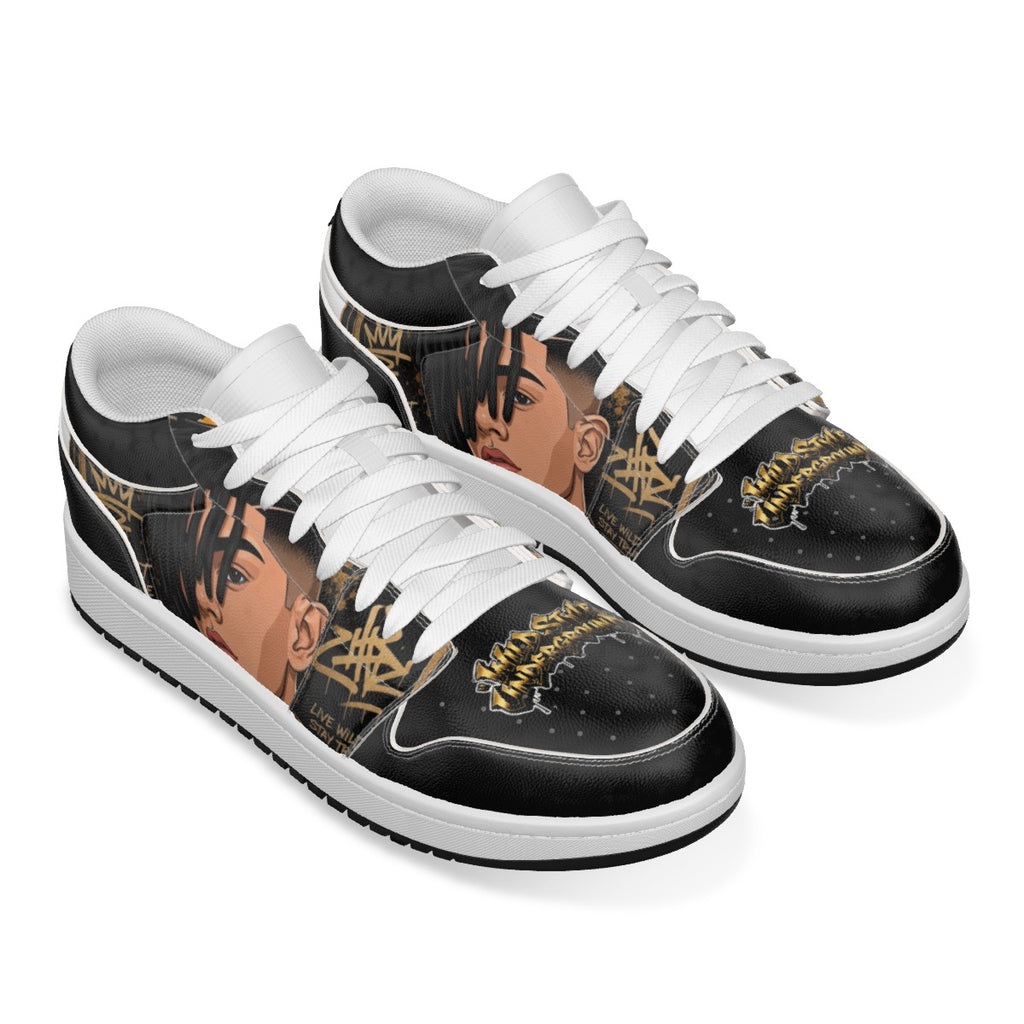 Men's Low State Leather Stitching Shoes