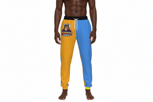 All-Over Print Men's Sweatpants With Waistband Yoycol