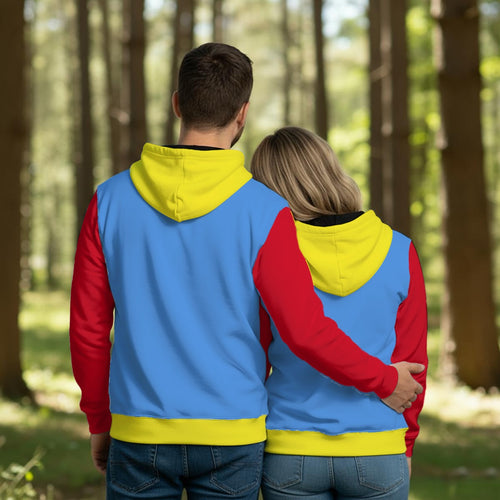 All-Over Print Men's Thicken Pullover Hoodie