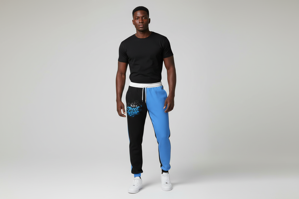 All-Over Print Men's Sweatpants With Waistband Yoycol
