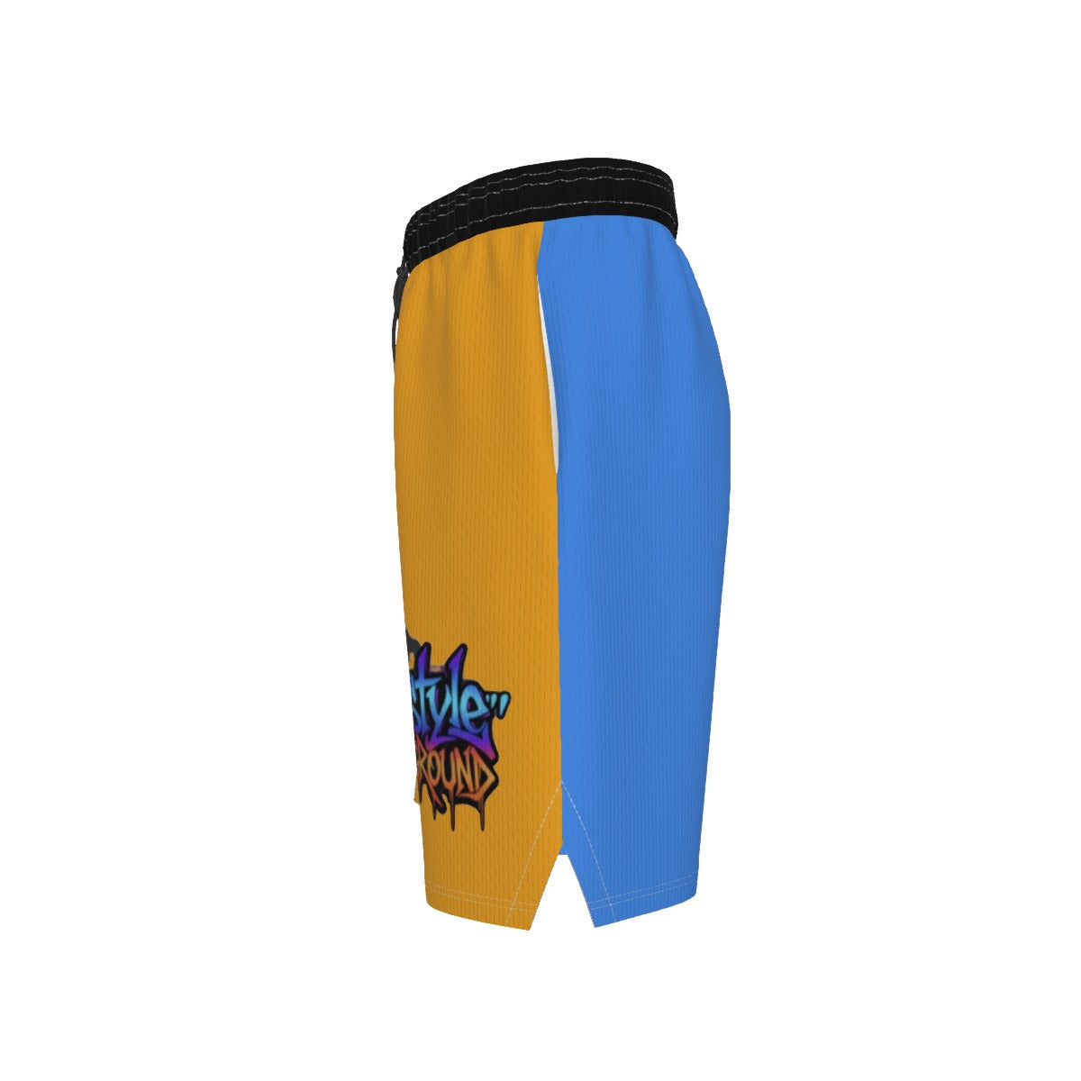 All-Over Print Men's V Neck Basketball Suit Yoycol
