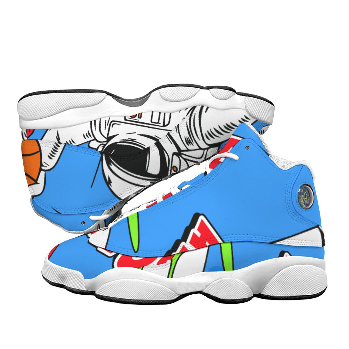 Men's Curved Basketball Shoes With Thick Soles