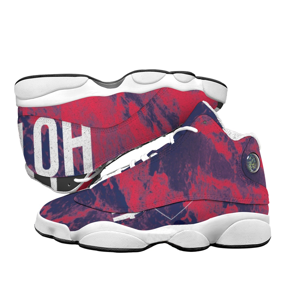 Men's Curved Basketball Shoes With Thick Soles