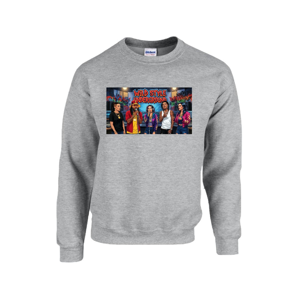 Men's Sweatshirt Printed in USA |Gildan 18000 Front DTF