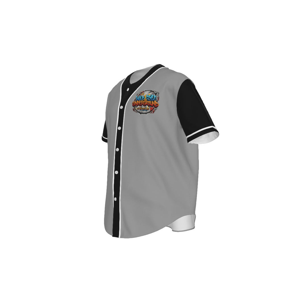All-Over Print Men's Short Sleeve Baseball Jersey With Pinstripes Yoycol