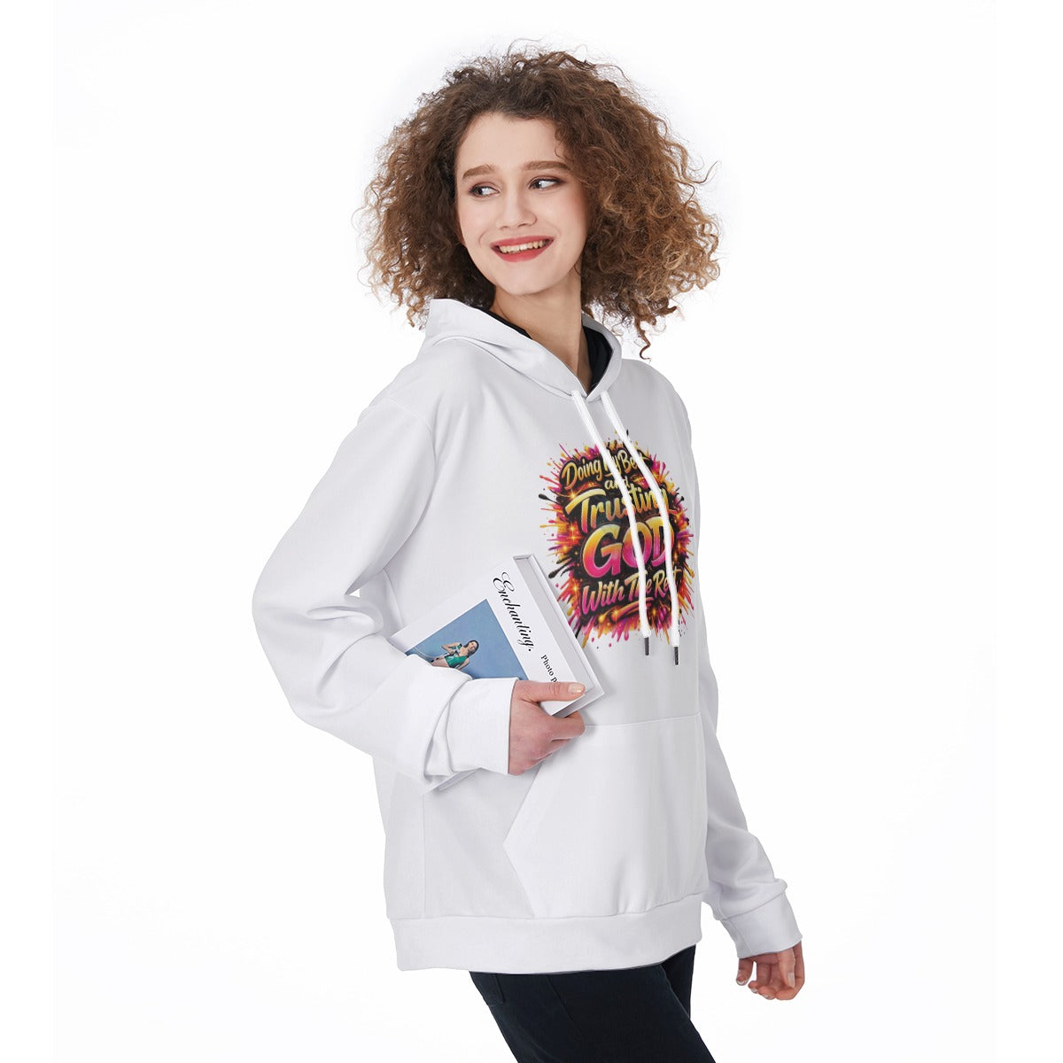 All-Over Print Women's Pullover Hoodie Yoycol