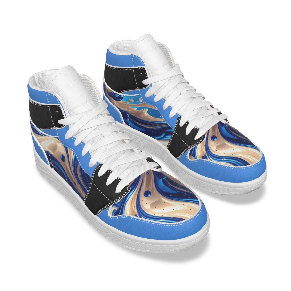 Men's Synthetic Leather Stitching Shoes Yoycol