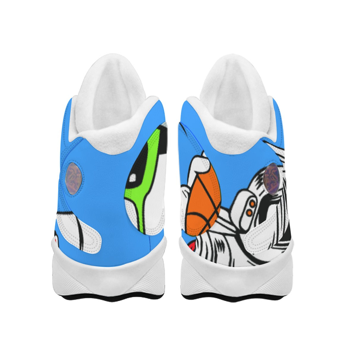 Men's Curved Basketball Shoes With Thick Soles