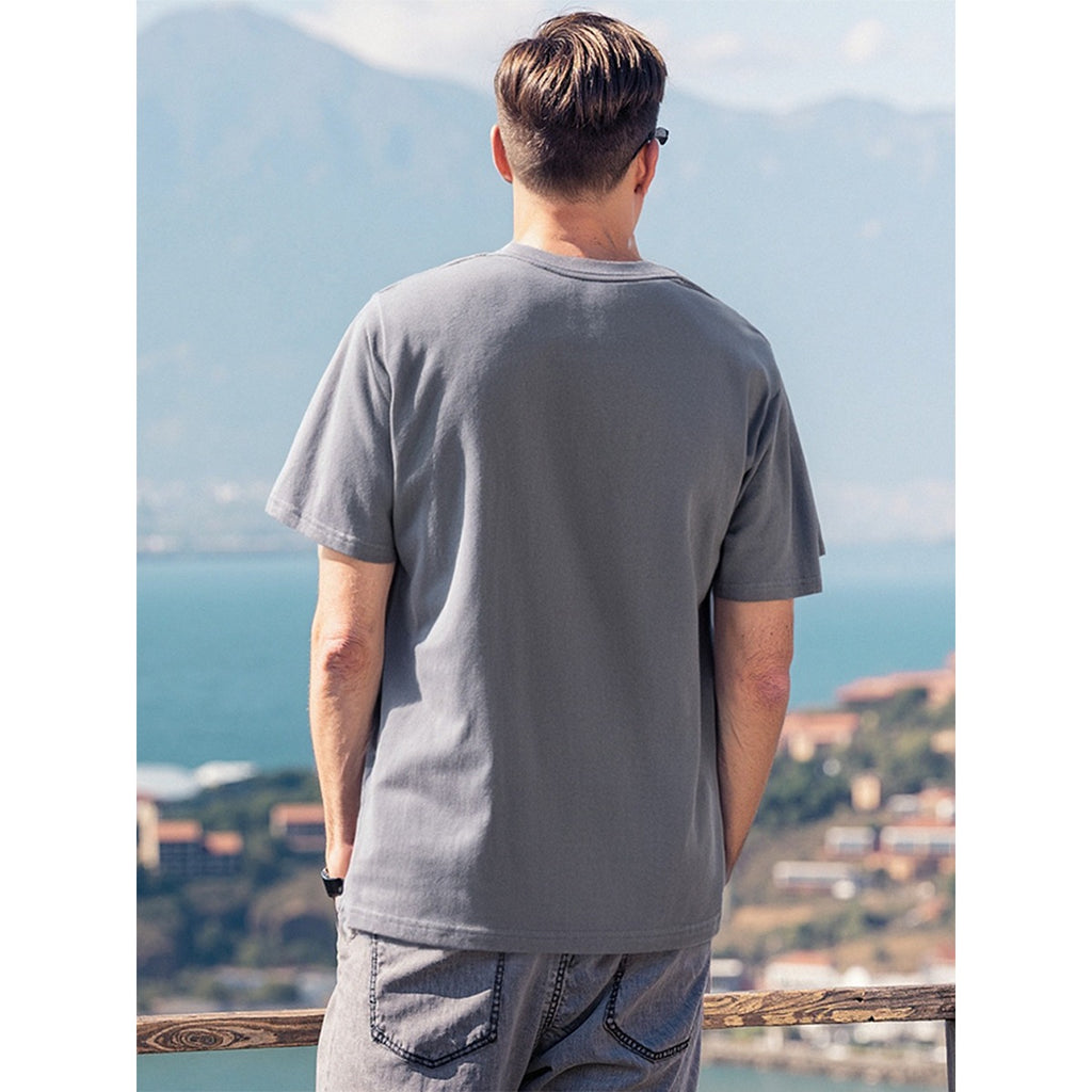 Men's T-Shirt Printed in USA|180GSM Front & Back DTF