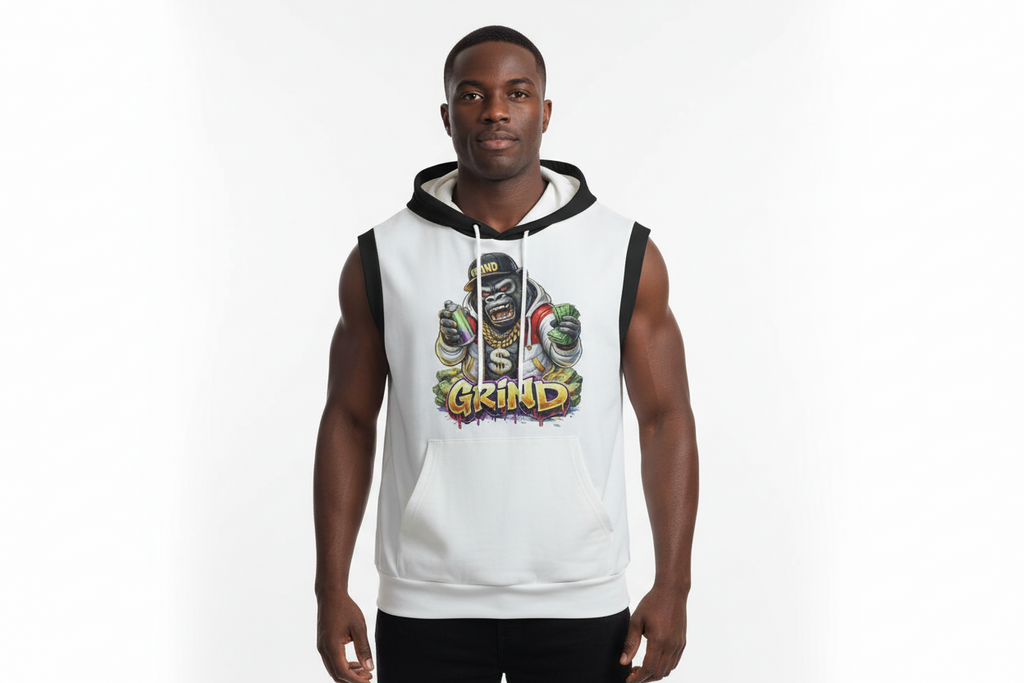 All-Over Print Unisex Hooded Vest | 310GSM Cotton Yoycol