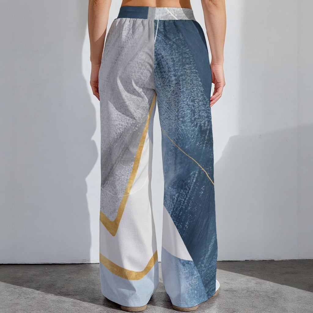 All-Over Print Women's High-Stretch Casual Pants|290GSM Yoycol