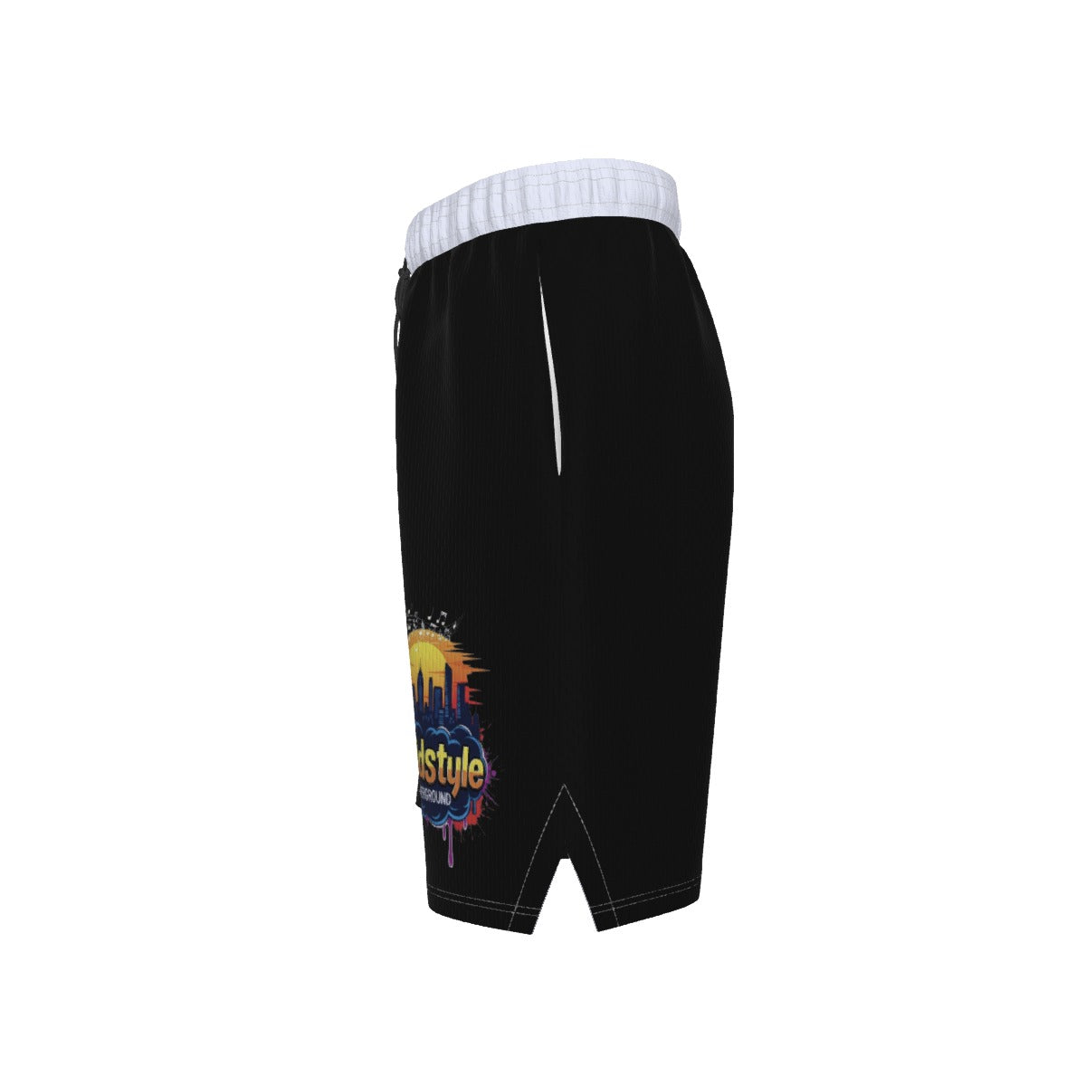 All-Over Print Men's V Neck Basketball Suit Yoycol