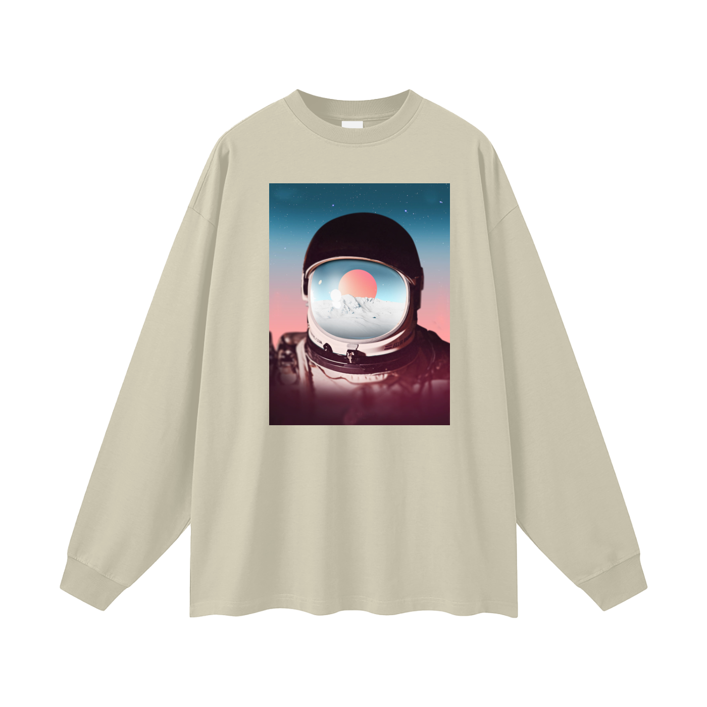 Oversized Unisex Long Sleeve T-Shirt ODMPOD