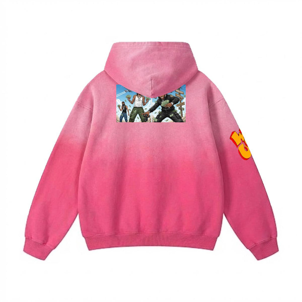Men’s Vintage Wash Pullover Hoodie|420GSM DTF Yoycol