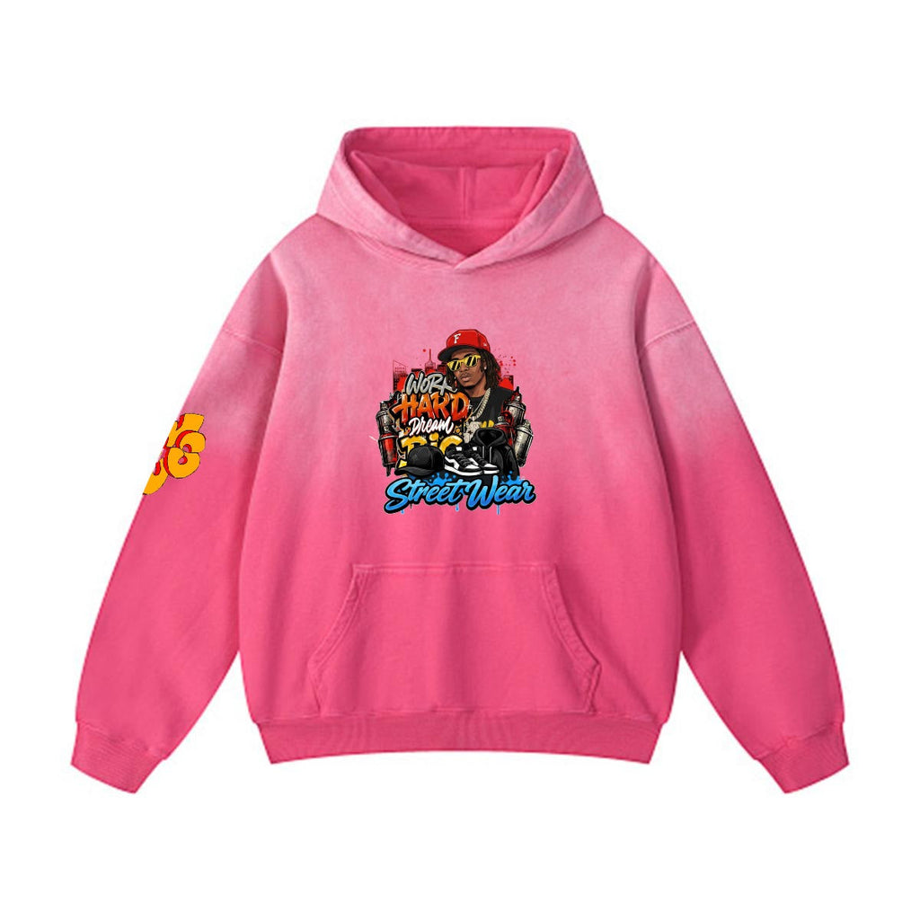 Men’s Vintage Wash Pullover Hoodie|420GSM DTF Yoycol