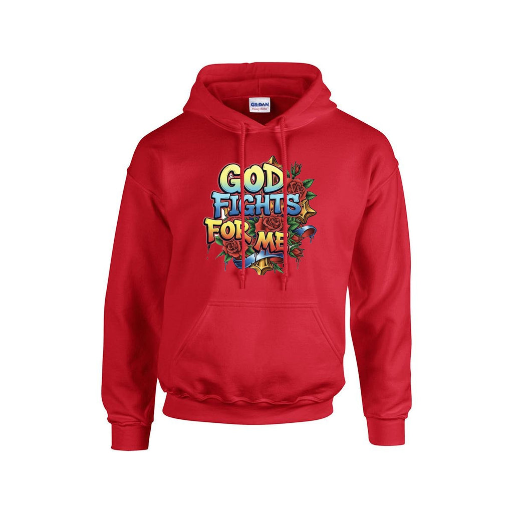 Men's Hoodie Printed in USA |Gildan 18500 Front DTF