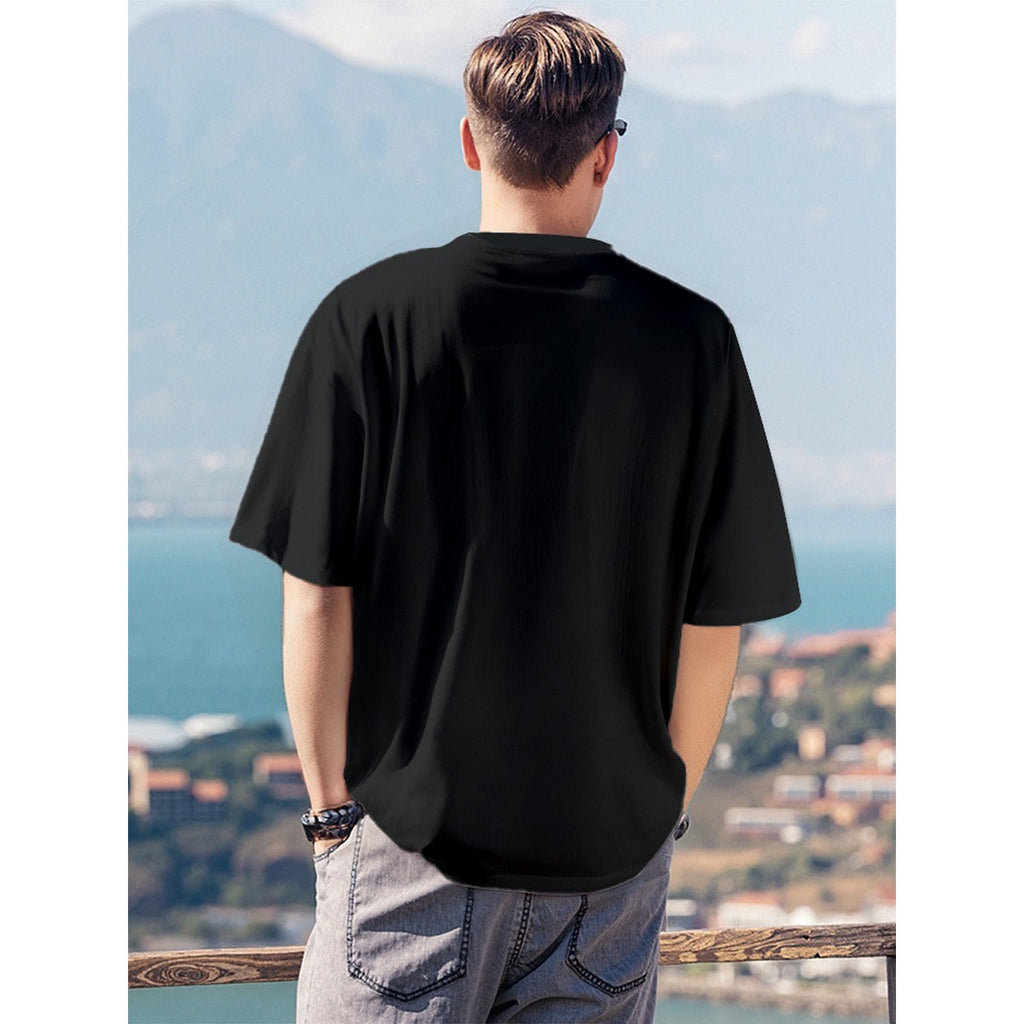 Men's T-Shirt Printed in USA|180GSM Front & Back DTF Yoycol