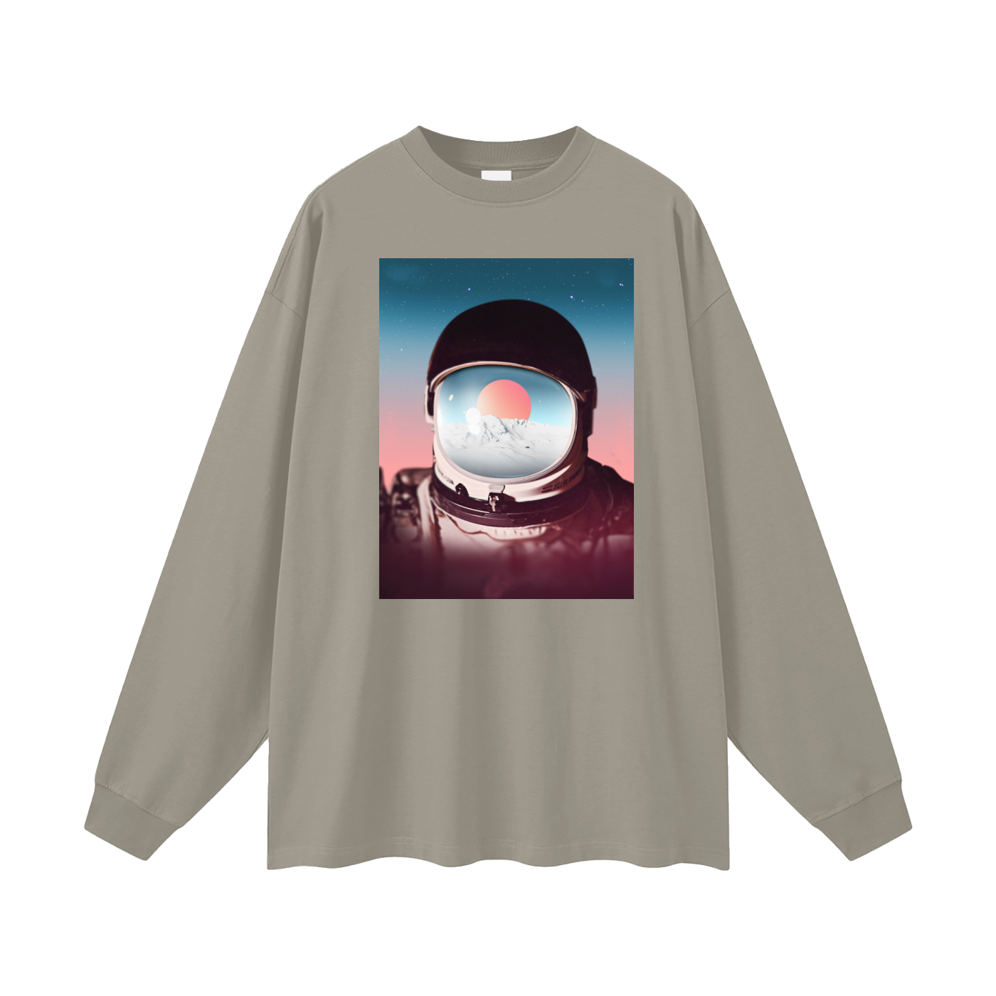 Oversized Unisex Long Sleeve T-Shirt ODMPOD