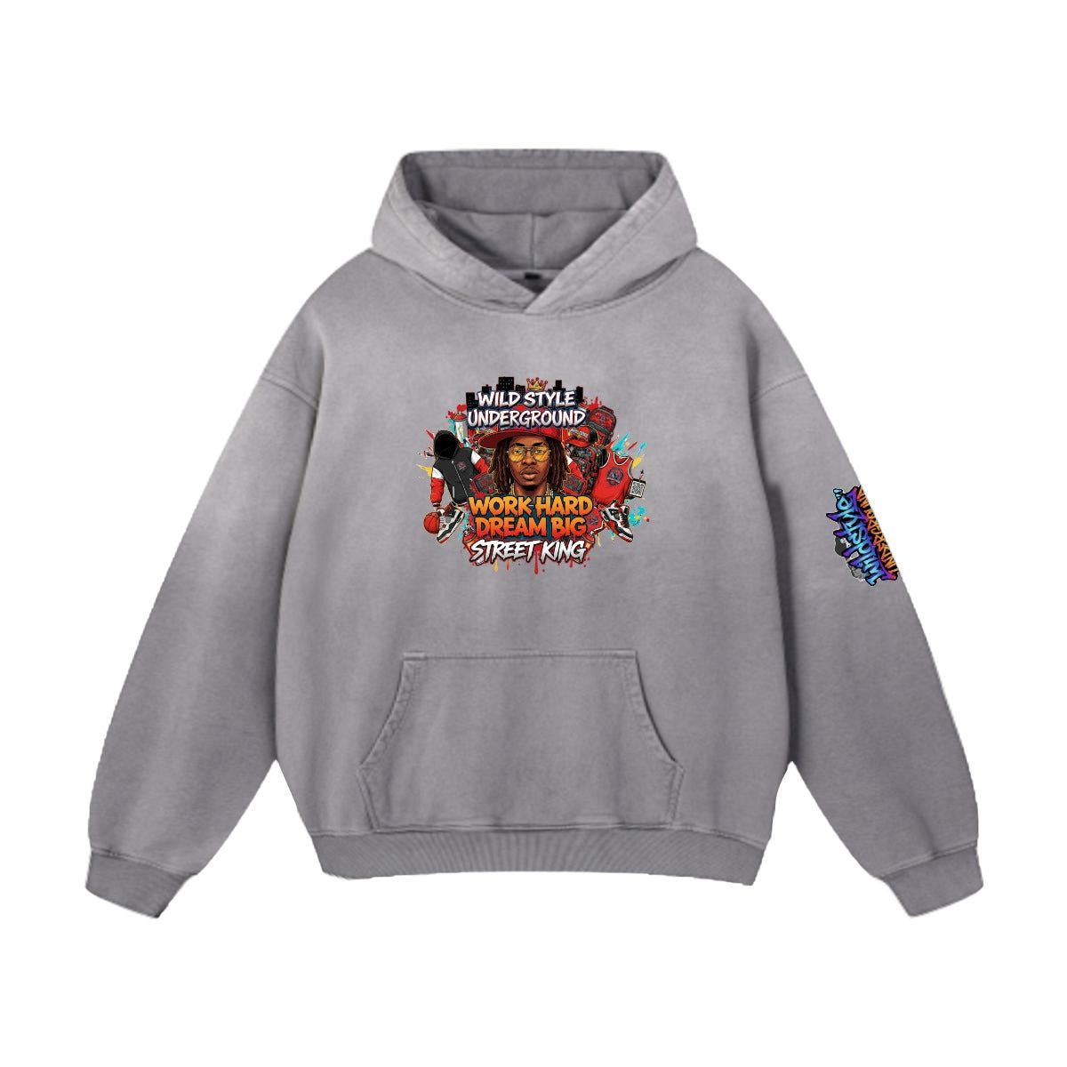 Men’s Vintage Wash Pullover Hoodie|420GSM DTF Yoycol