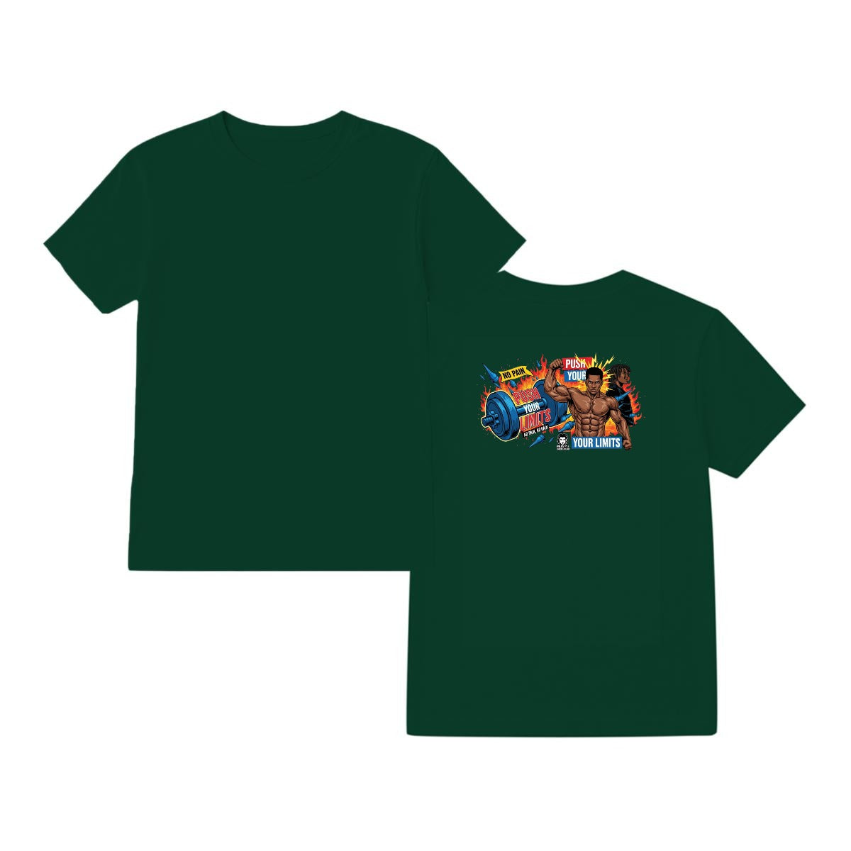 Men's T-Shirt Printed in USA |Gildan 5000 Back DTF