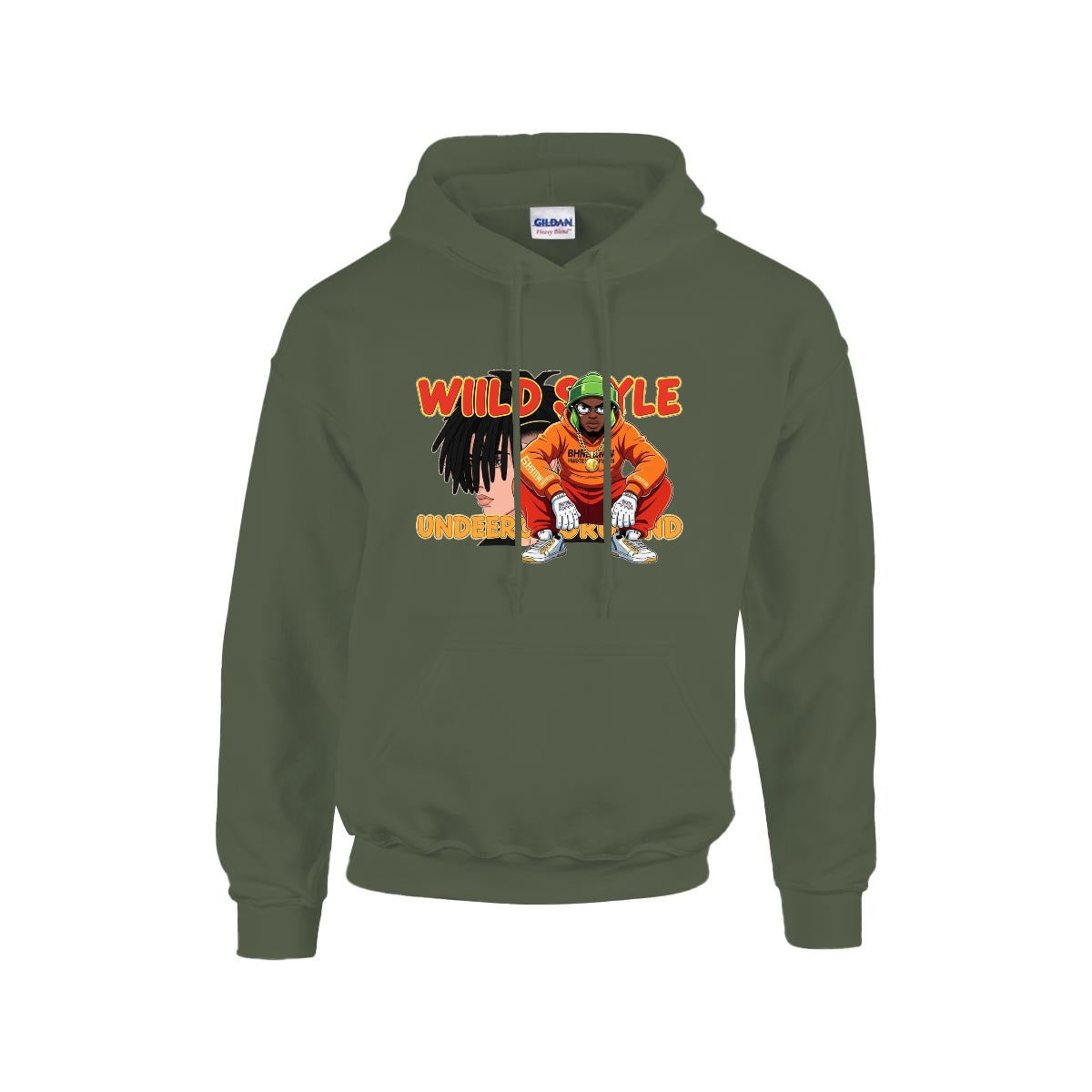 Men's Hoodie Printed in USA |Gildan 18500  Double DTF Yoycol