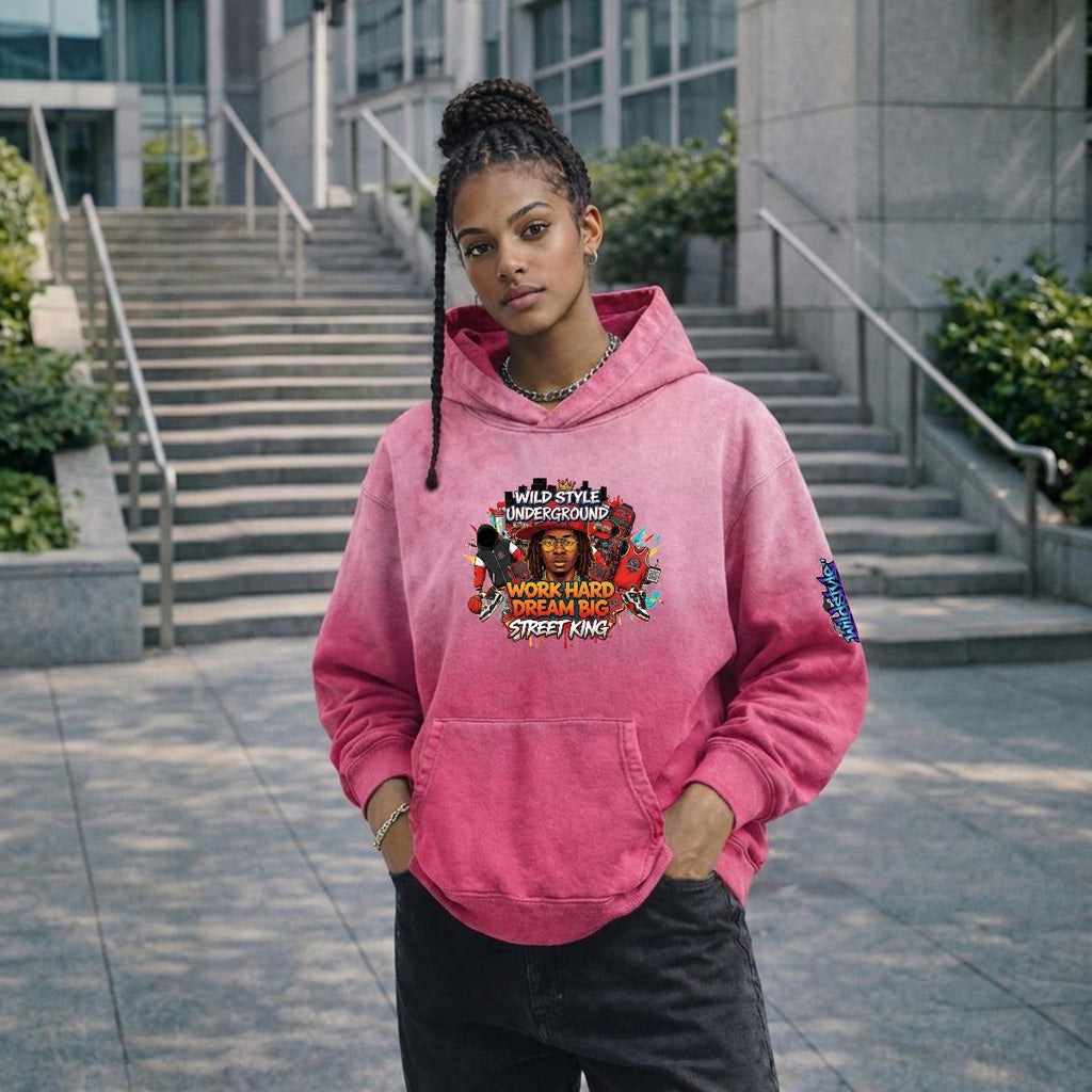 Men’s Vintage Wash Pullover Hoodie|420GSM DTF Yoycol