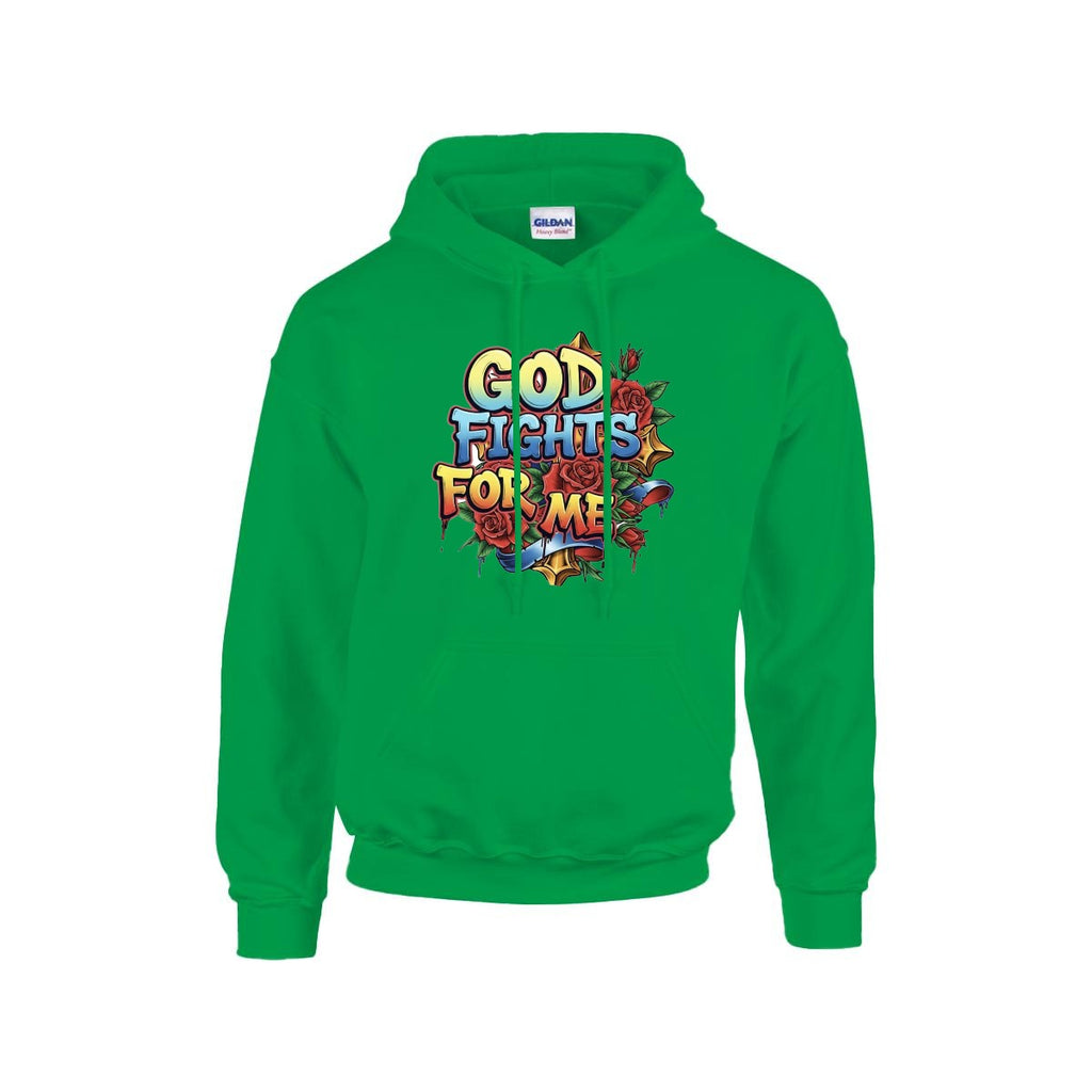 Men's Hoodie Printed in USA |Gildan 18500 Front DTF