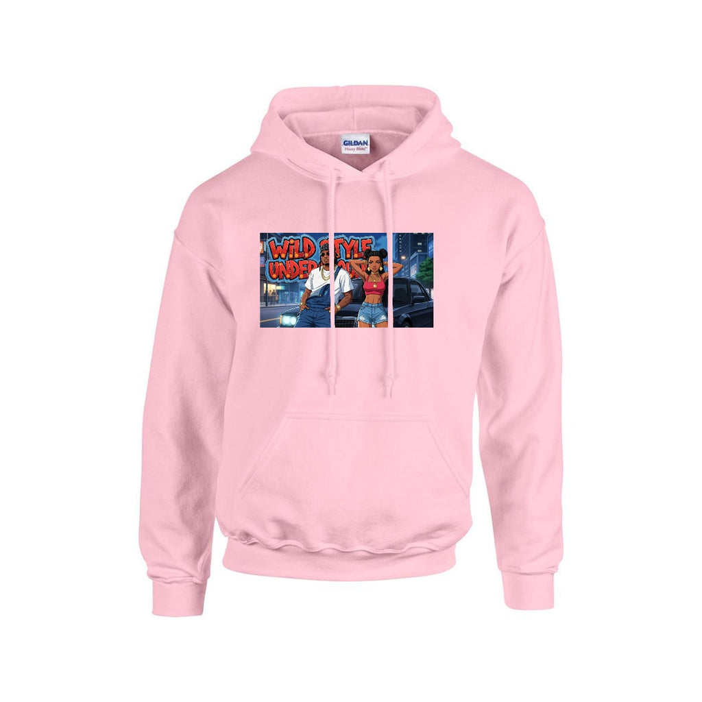 Men's Hoodie Printed in USA |Gildan 18500 Front DTF