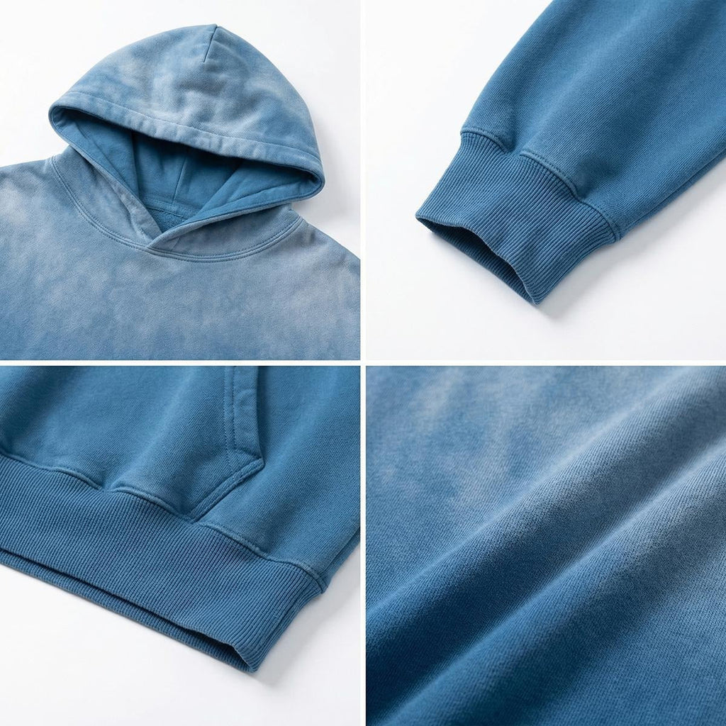 Men’s Vintage Wash Pullover Hoodie|420GSM DTF Yoycol