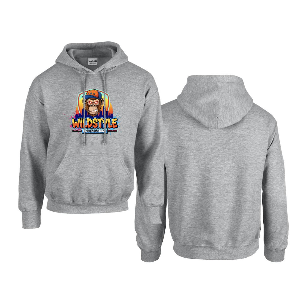 Men's Hoodie Printed in USA |Gildan 18500 Front DTF