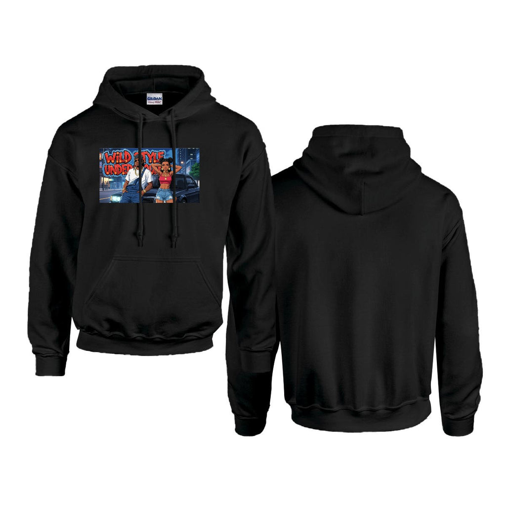 Men's Hoodie Printed in USA |Gildan 18500 Front DTF