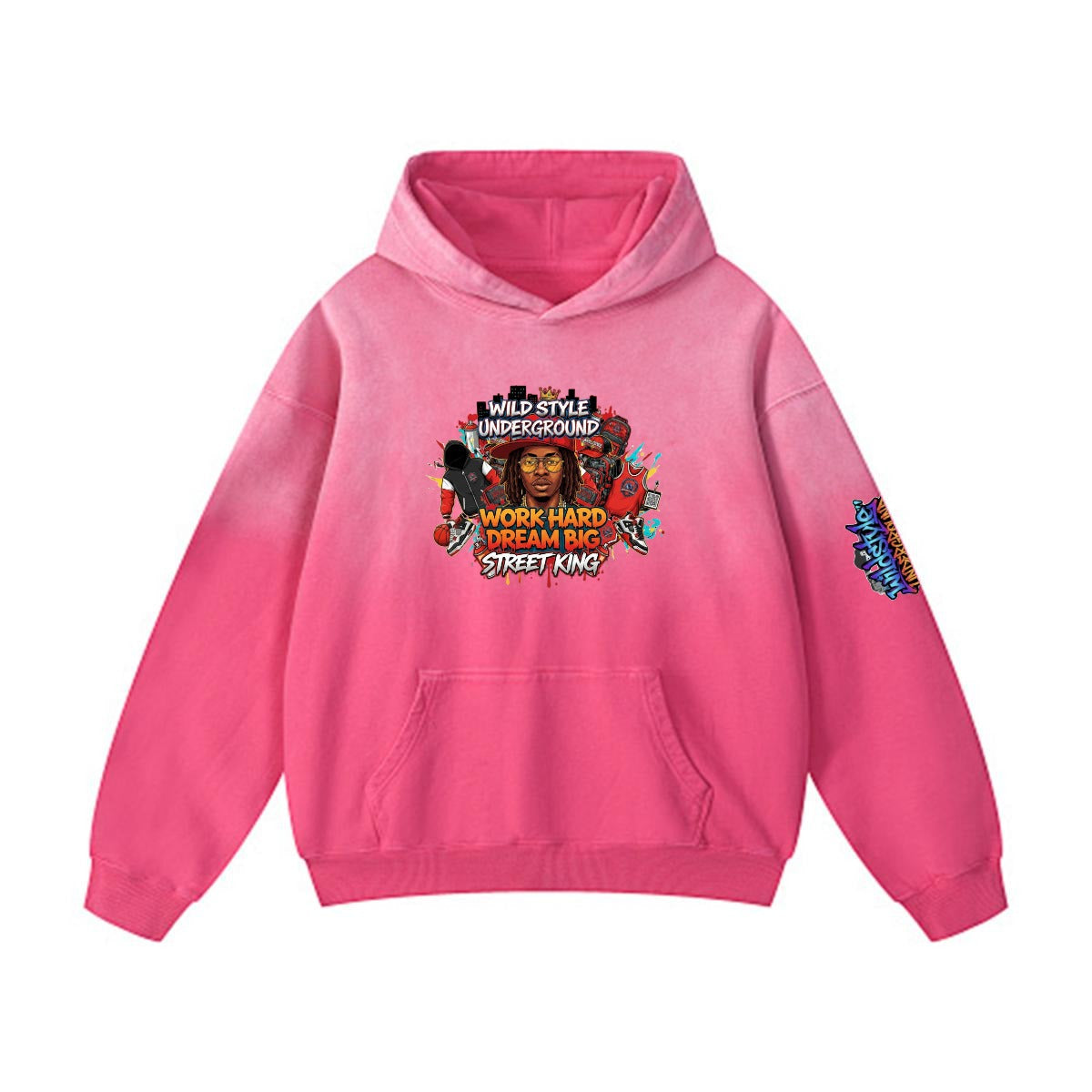 Men’s Vintage Wash Pullover Hoodie|420GSM DTF Yoycol