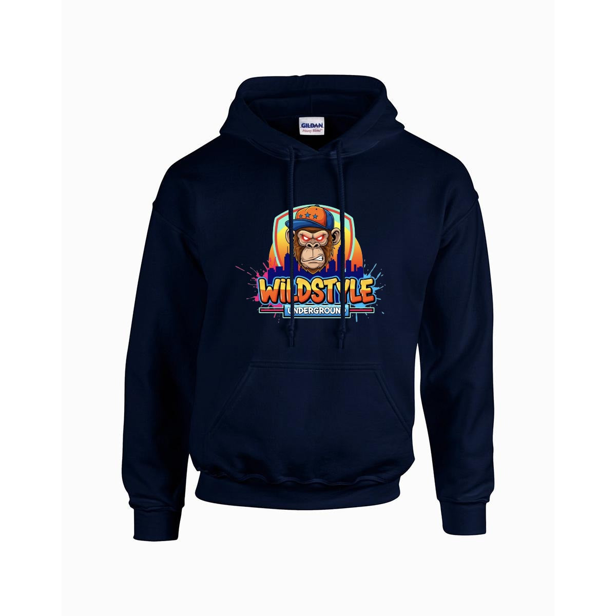 Men's Hoodie Printed in USA |Gildan 18500 Front DTF Yoycol