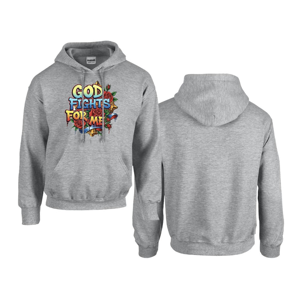 Men's Hoodie Printed in USA |Gildan 18500 Front DTF