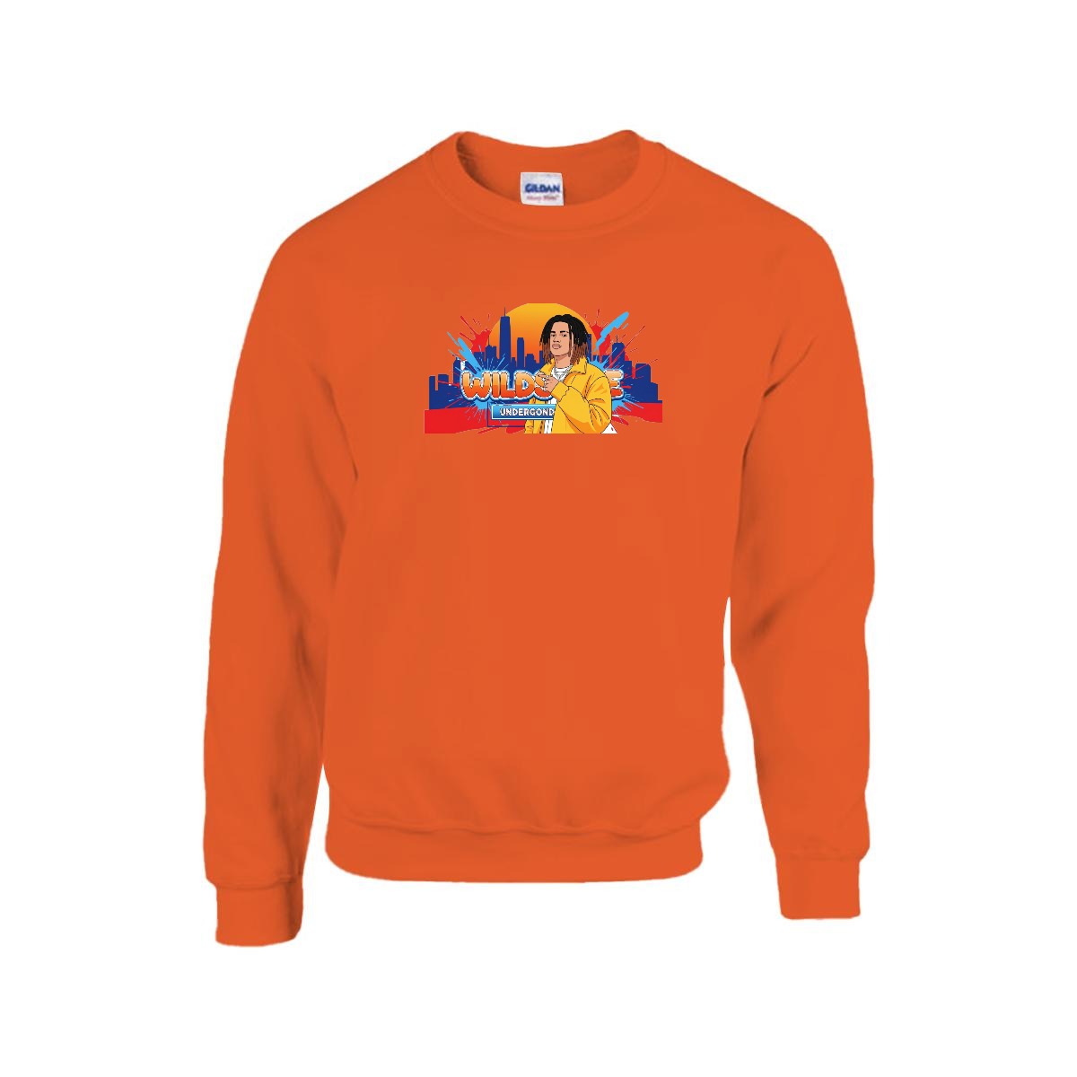 Men's Sweatshirt Printed in USA |Gildan 18000 Front DTF Yoycol