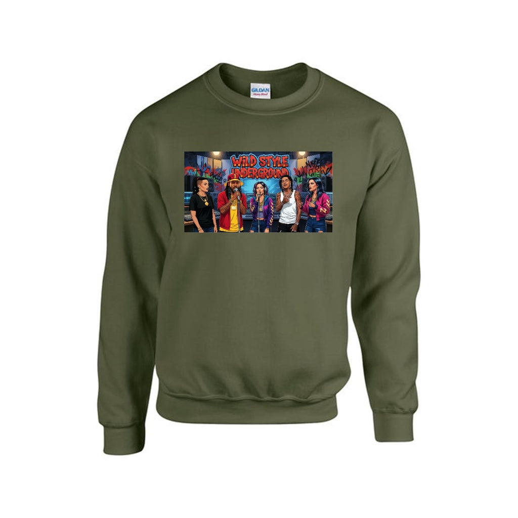 Men's Sweatshirt Printed in USA |Gildan 18000 Front DTF